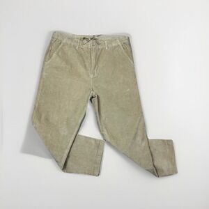 Men's Peter Christian 38 Corduroy Trousers Pants Mustard Yellow Size 38W 30L